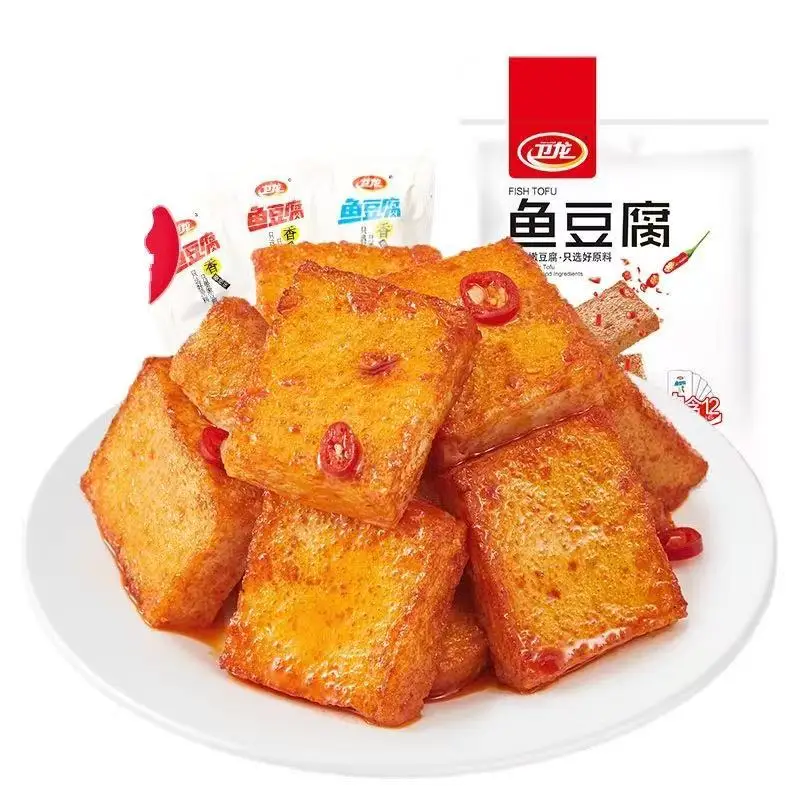 Weilong Рыба тофу 180 г * 1 рыба доска горение снэки для отдыха сушеные бобы завивка Фабрика оптовая продажа