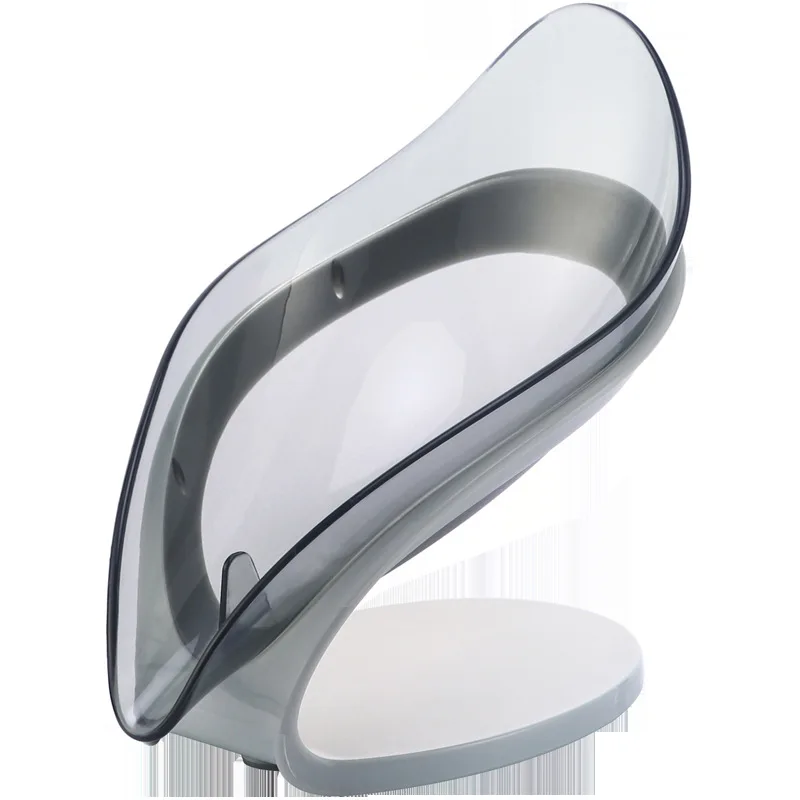 Мыльница листья прозрачная мыльница для ванной комнаты сливная пластиковая