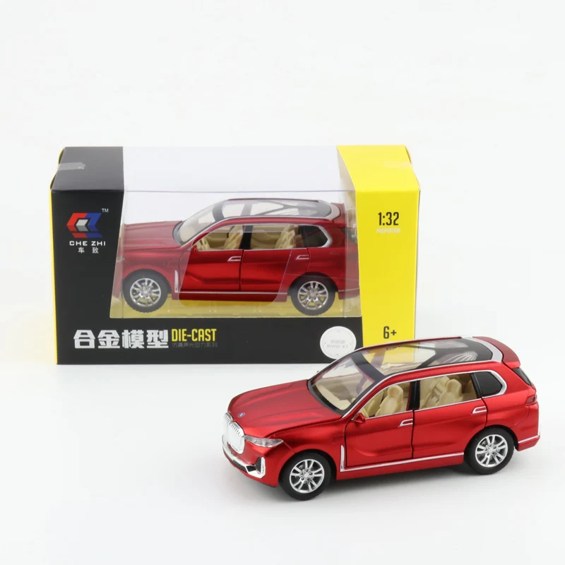 Литые литые модели автомобилей CHE ZHI в масштабе 1/32 BMW X7 игрушечные из металлического сплава подарки