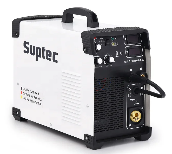 SUPTEC инвертор hegesztogep spawarka mig/tig/mma-220 Soldadora MIG MAG 250Amp 220V MIG/MMA CO2 dc сварочный аппарат
