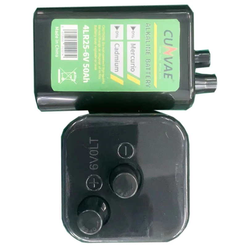 Small alkaline 4LR25 Primary lantern battery 4r25 6v dry battery for temporary traffic light