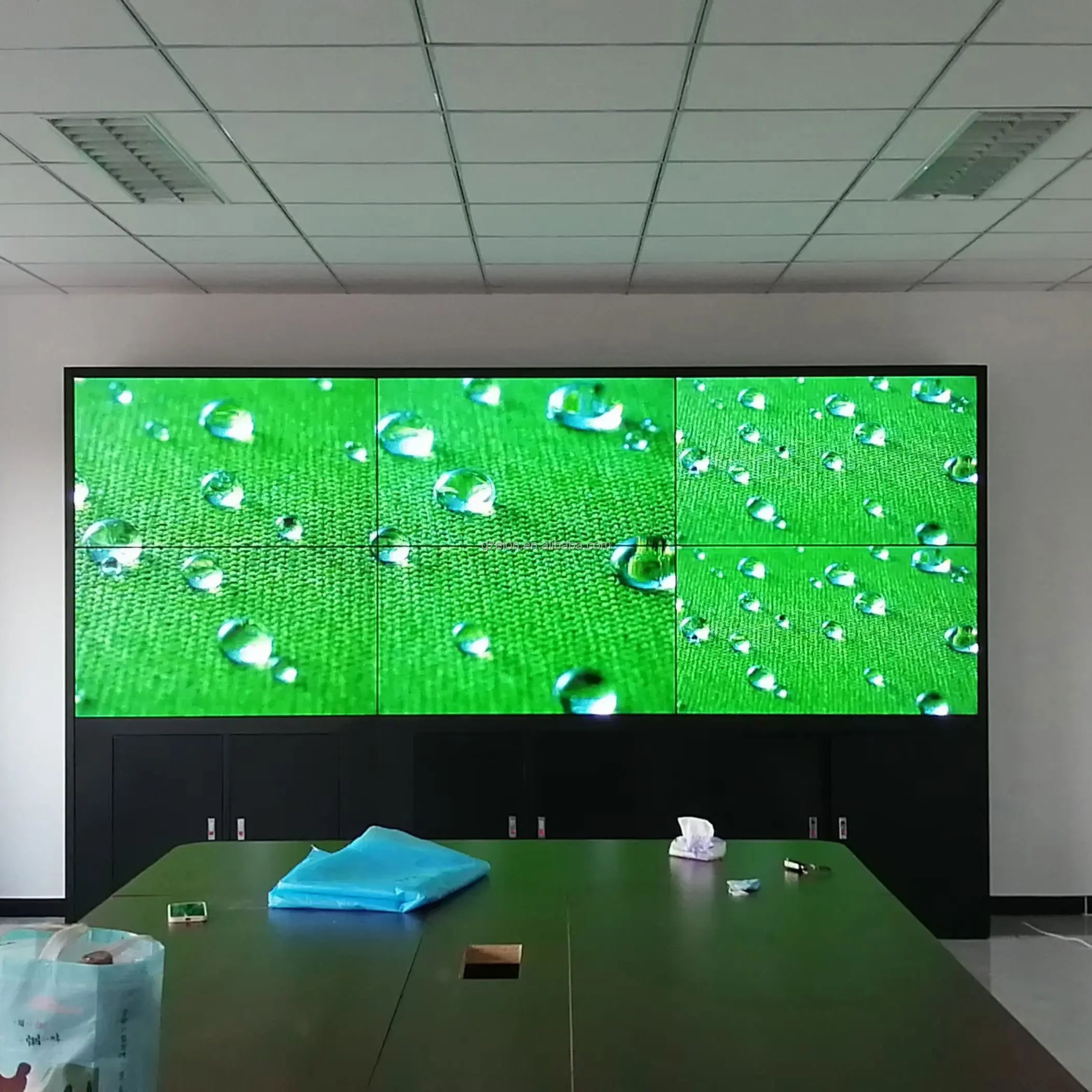 49 дюймов ультратонкий ЖК-видео настенный экран videowall с vga настенным креплением емкостный сенсорный ЖК-монитор