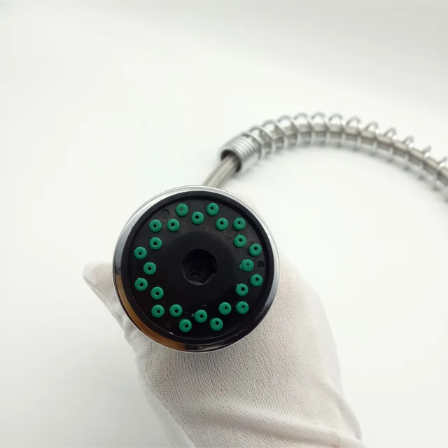 Kitchen Sink Faucet Dual-function Sprayer Water Tap Stainless Steel Single Lever Pull Out Kitchen Faucets