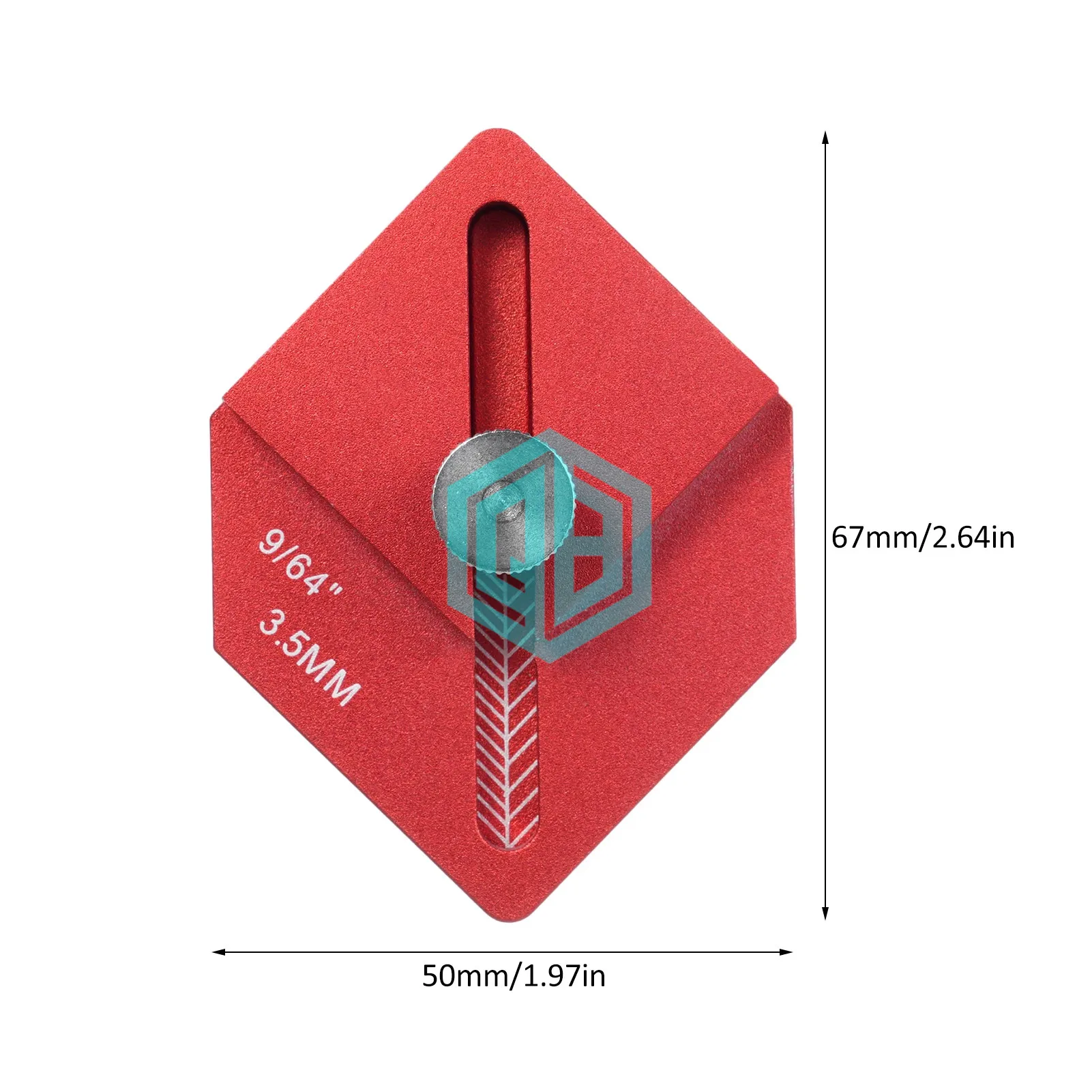Durable Wood Working Carpentry Tools Customizable Short Offsets Marking Ruler Alloy Trim for Woodworking Measuring OEM Support