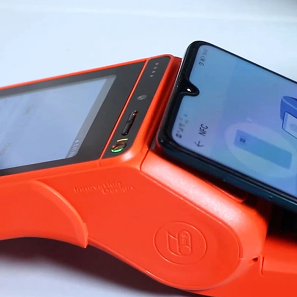 MSR/IC/NFC Qr Code Fingerprint Biometric Handheld Android POS Terminal