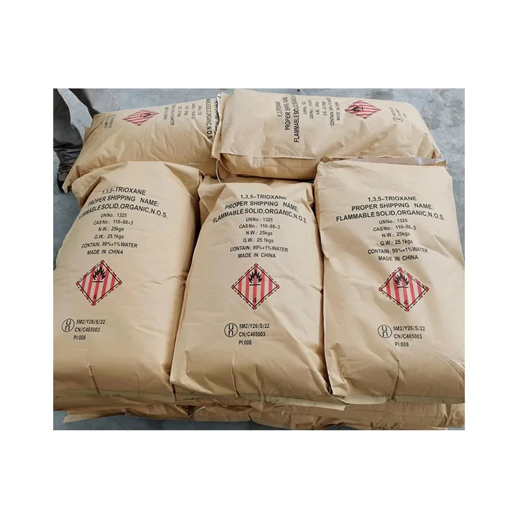 Конкурентоспособная цена, Химический синтез метаформальдегида CAS 110-88-3 99% 1,3, 5-триоксан