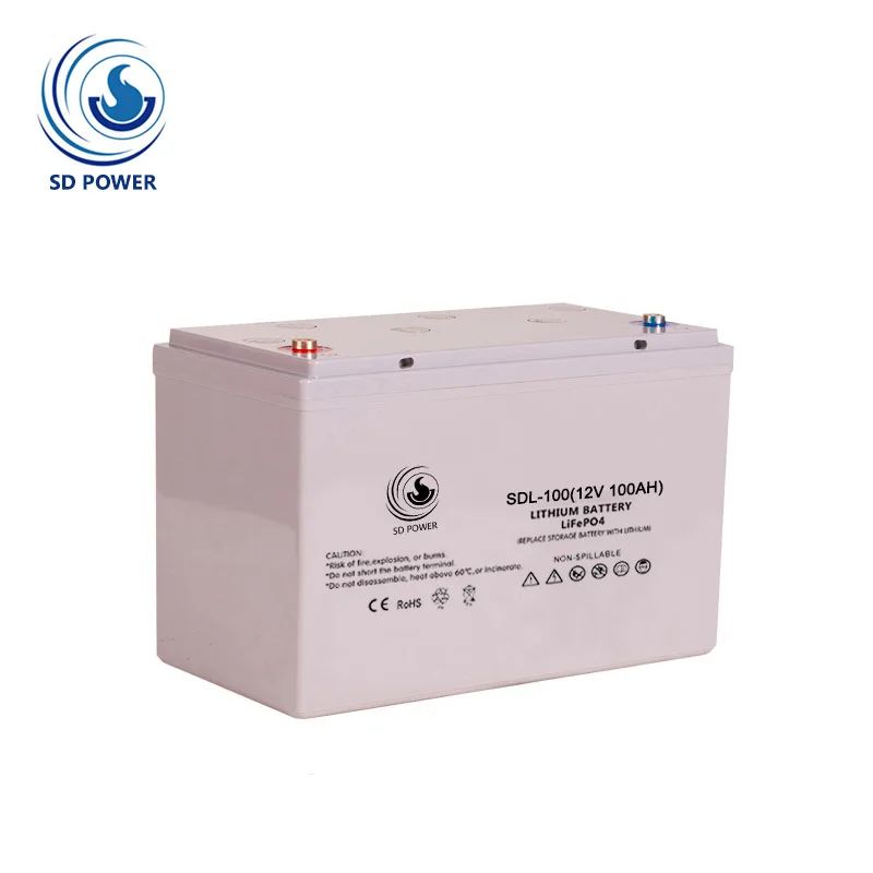 
lithium iron light weight 12 volt lifepo4 12v 100ah battery for electric boat outdoor solar system 