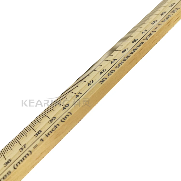 
Kearings New High Quality Russia Pine Wood 1M Long Metric & Imperial Wood Ruler for Fashion Designers Dressmaking #7001 