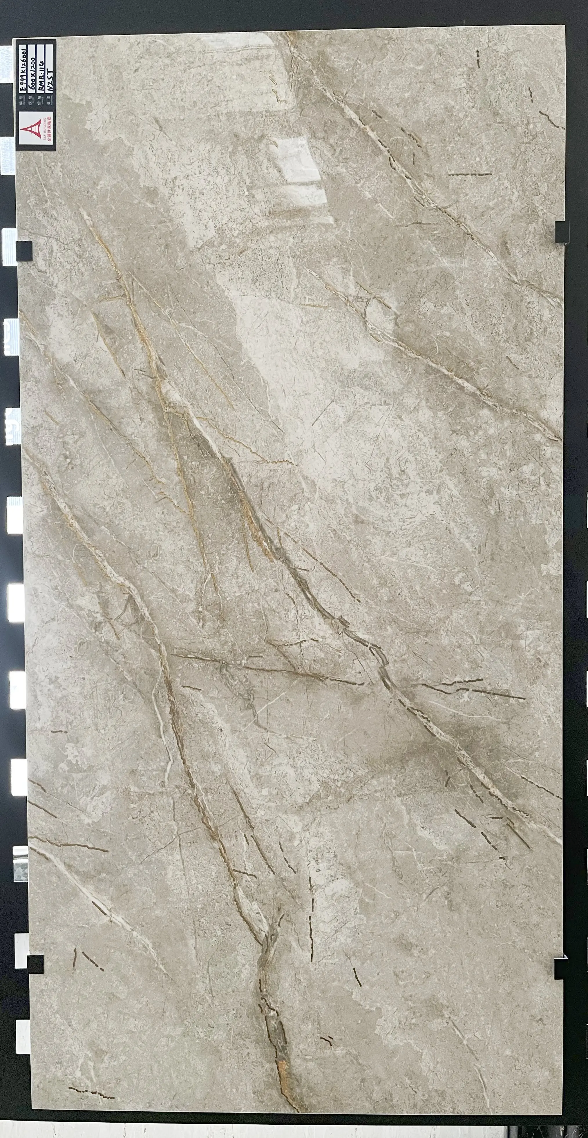 Marble Look Full Body Polished Glazed Tile Grey Popular High Quality Products Luxury with Gold Room Modern Porcelain Tile Hotel
