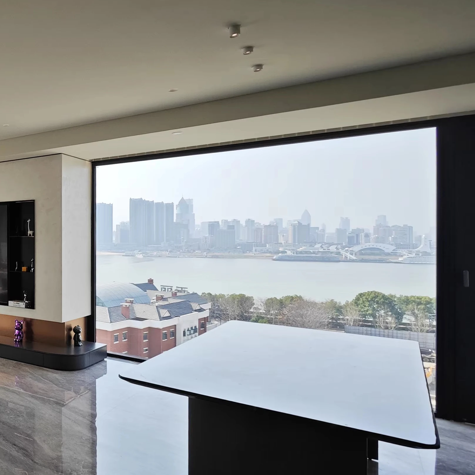 Hot Selling Micro Ventilation Smart Windows Double Panel Glass  Inward Opening Aluminum Windows for Villas