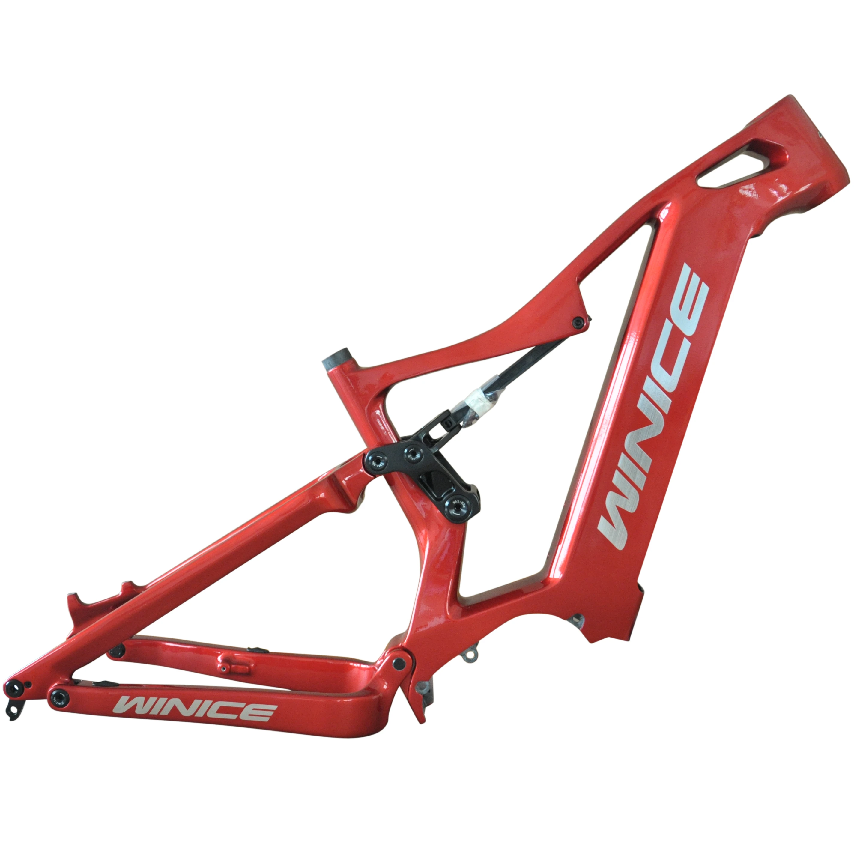 snow bike dengfu E56 carbon 26er frame full suspension electric bike BAFANG MOTOR m620 1000w