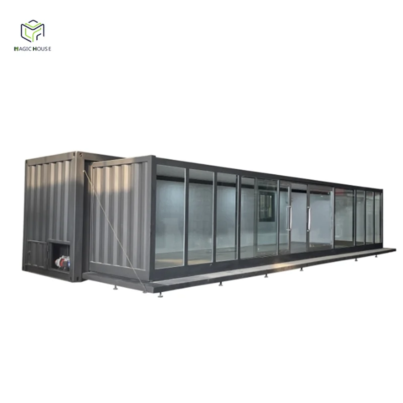 20ft 40ft Highly Insulated  Expandable Shipping Container Modular house 2 Bedrooms Floor Plan with Luxury Fixtures