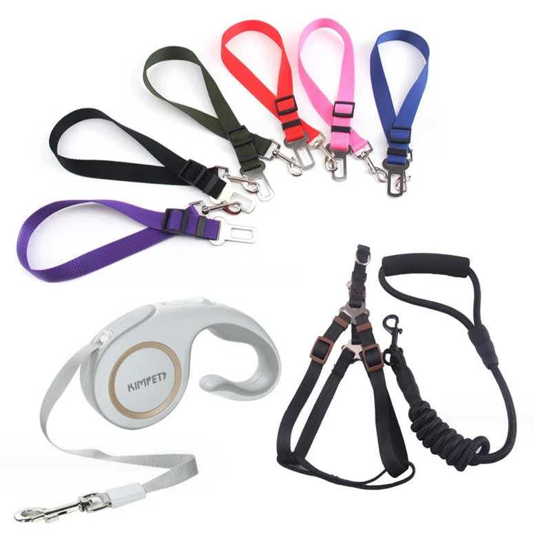 Space aluminum outdoor nylon pet traction rope, tactical rushed pull rope large breed dog explosion-proof dog rope/