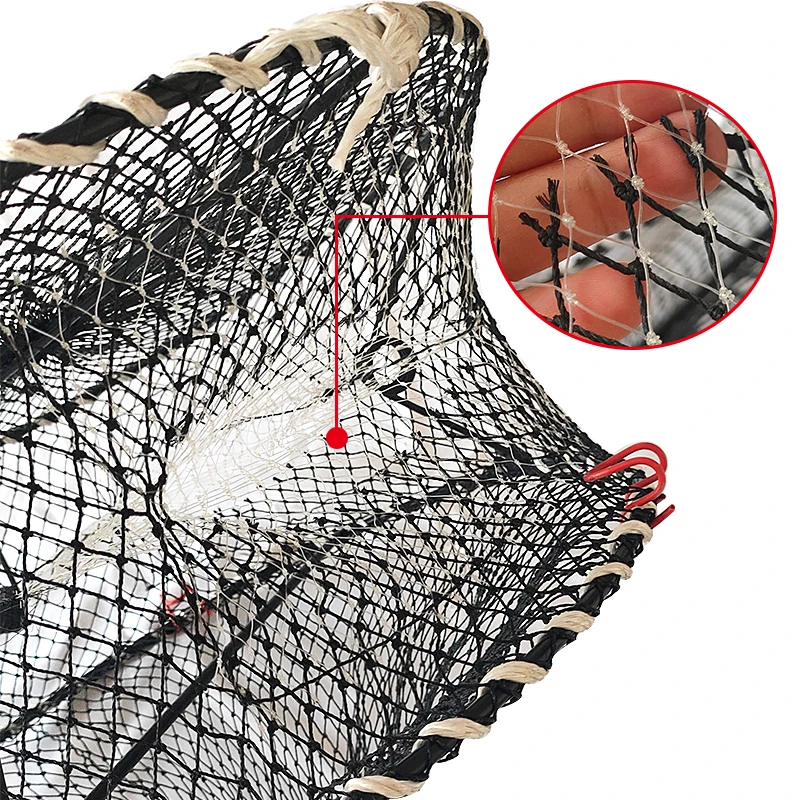 Heavy Duty Crab Pot with Hot Dipped steel Professional fish cage lobster crab  trap