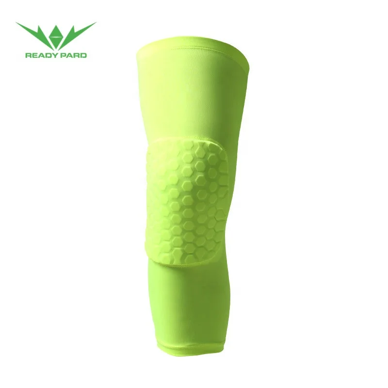 Custom Anti-slip Honeycomb Leg Sleeve Knee Protector Sports Knee Pads Protective Long elbow  Knee Pad For Sports