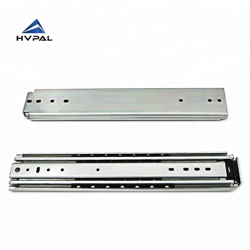 2024 new 76mm transformavel cabinet hardware offset full soft close drawer slide rail 9 inch for office table