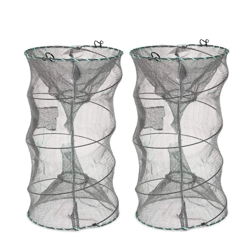 Ловушка для крабов ловушка мелких рыб ползания омаров креветок Складная сетка рыболовные сети портативные складные Аксессуары рыбалки