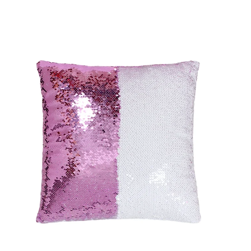 Printable Heat Transfer Sublimation Blank 100% Polyester Magic Sequin Pillowcase