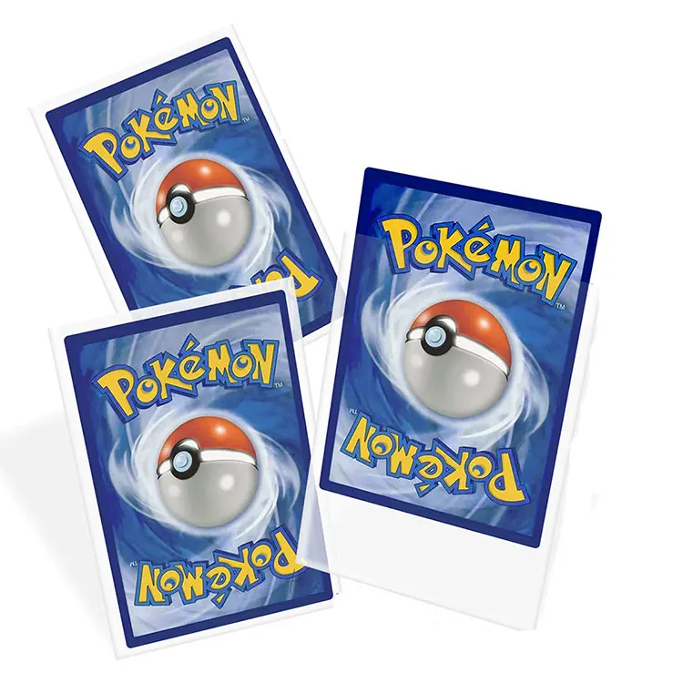 Hot Sale Clear Plastic Game Card Sleeves 64x89mm Penny Card Sleeves Baseball Photocard Card Sleeves