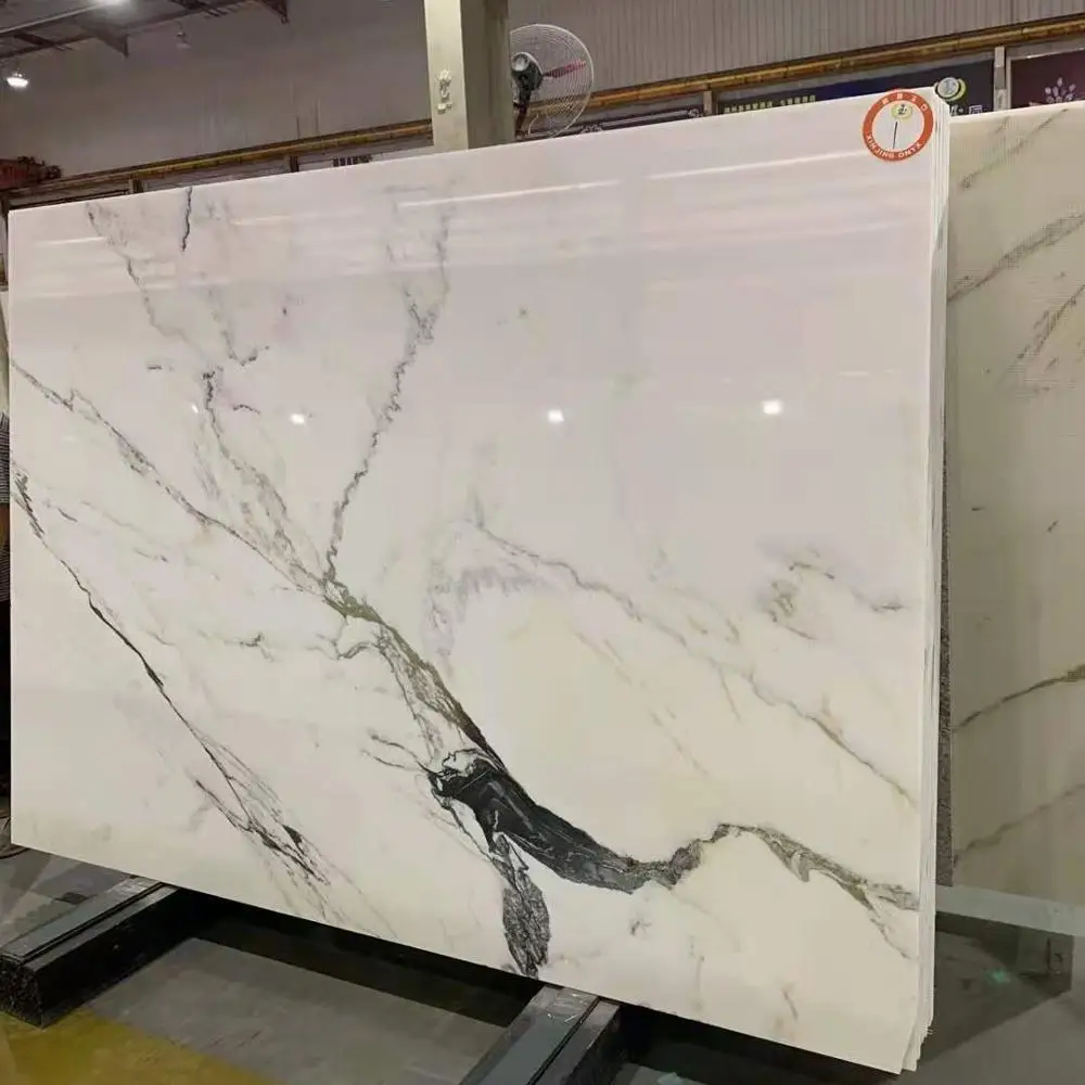 calacatta slabs new chinese white stone marbles for house