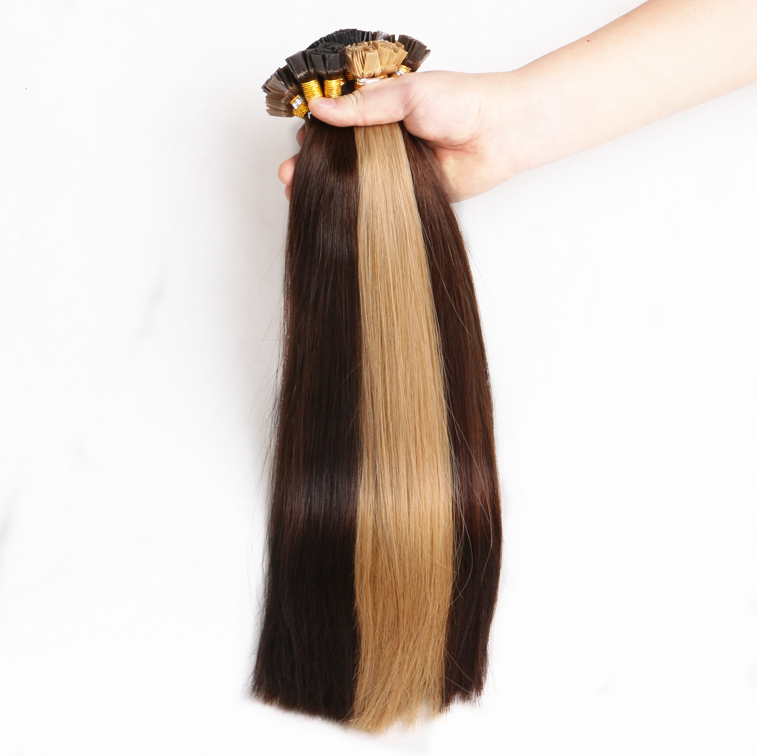 Harmony 20inch  22inch Full Cuticle Remy Flat Tip Hair Extensions 1.0g/s Straight Capsules Keratin Pre Bonded Hair