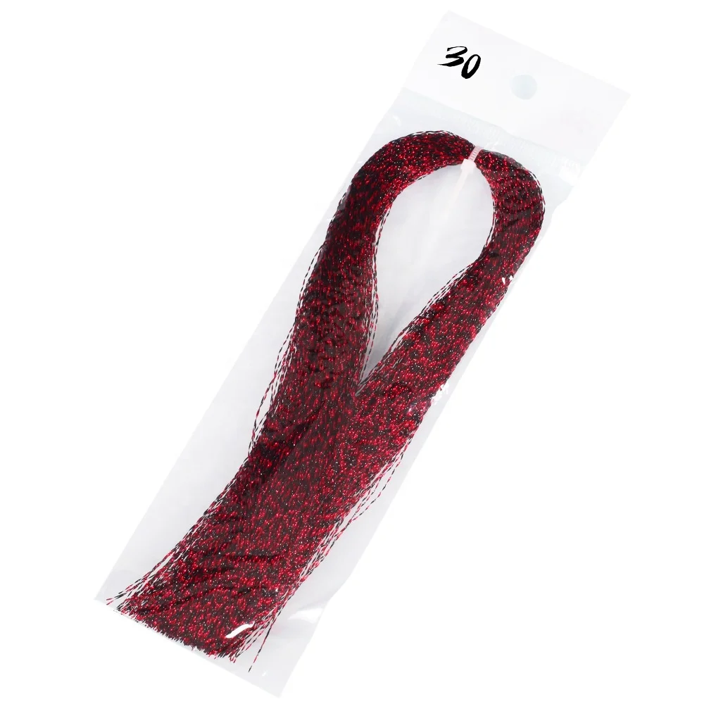 Fly Tying Materials Crystal Flash Streamer Intelligent Fly Krystal Flash taimenen kalastus flugbindnings material fliegenfischen