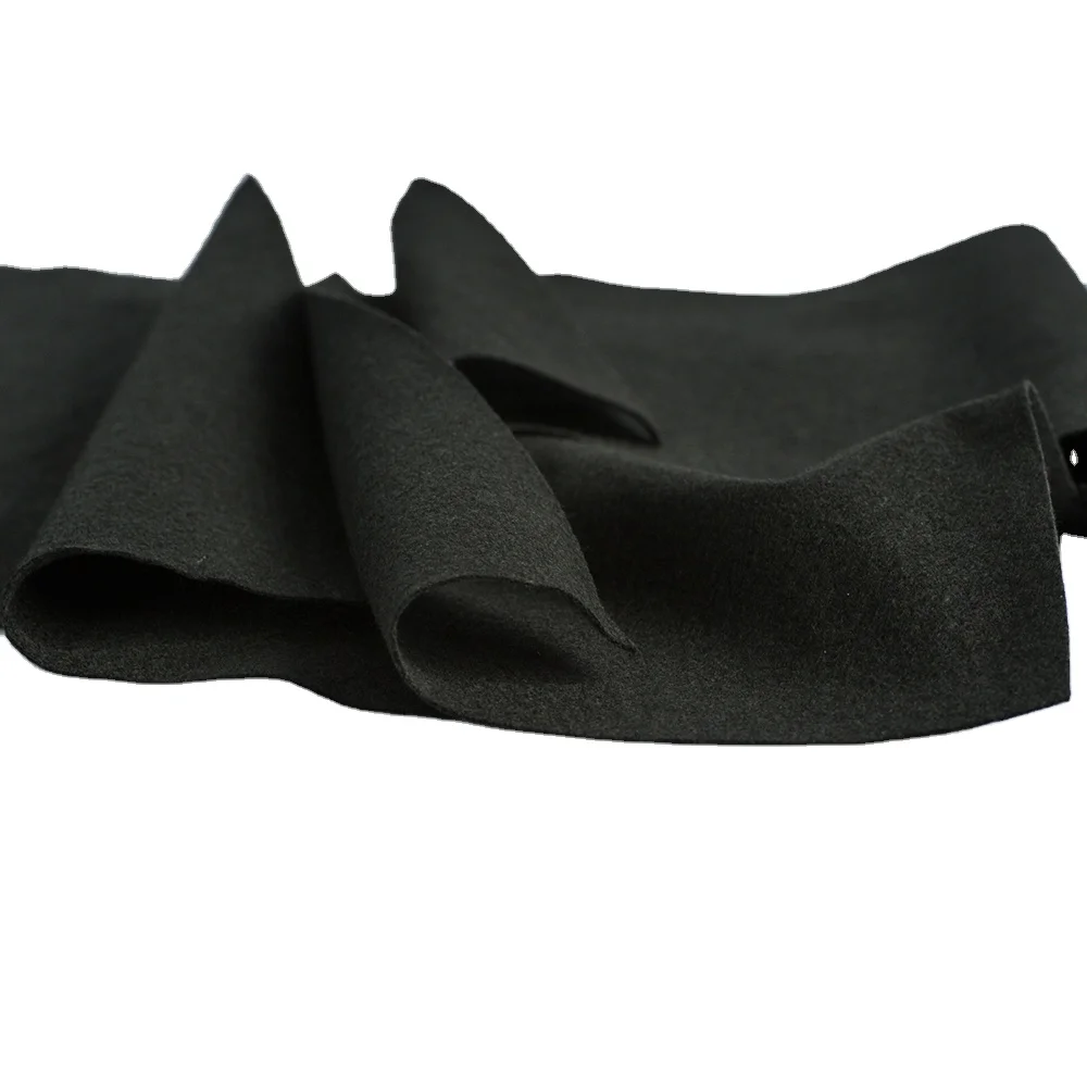 High quality machine grade 5mm Activated Carbon Fiber Felt carbon fabric carbon fiber nonwoven fabric for sale