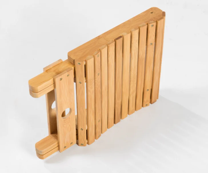 Multifunctional Small Modern Bamboo Portable Kids Seat Garden Folding Outdoor Camping Fishing Step Stool