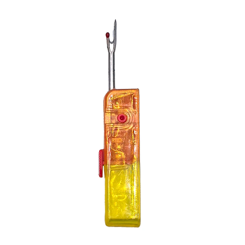Sewing Accessories Steel Needle and Thread Stripper with Plastic Handle and Cover Seam Ripper for Sewing Process