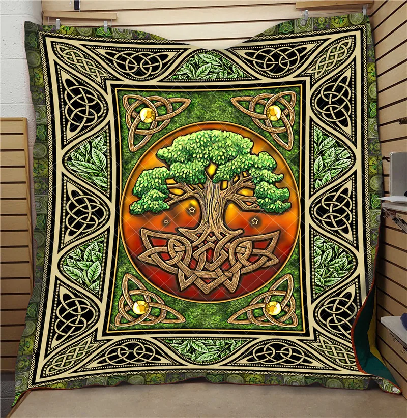 3D Christmas Quilt Bed Comforter 200x230cm Bedding Set Home Child Gift Thin Quilts