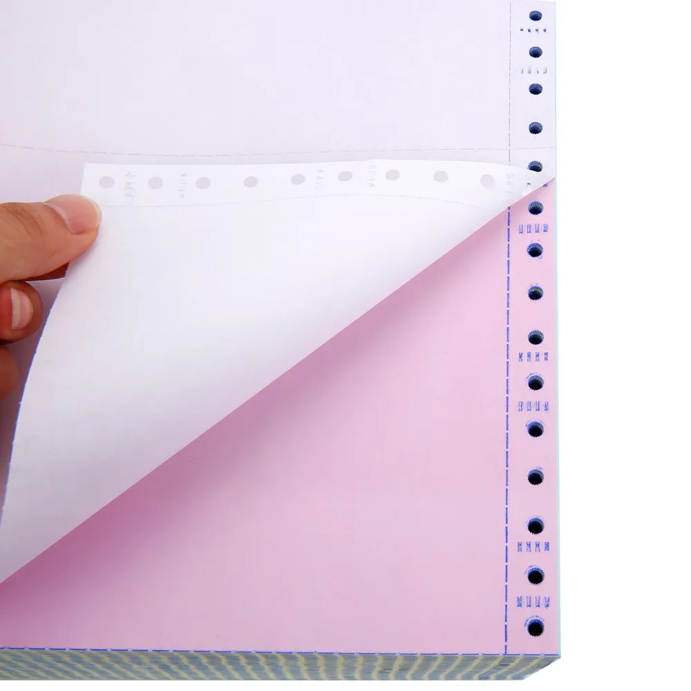 
Free Samples 3plys Carbonless Computer Paper NCR Paper Form Copies for Invoice Printing 