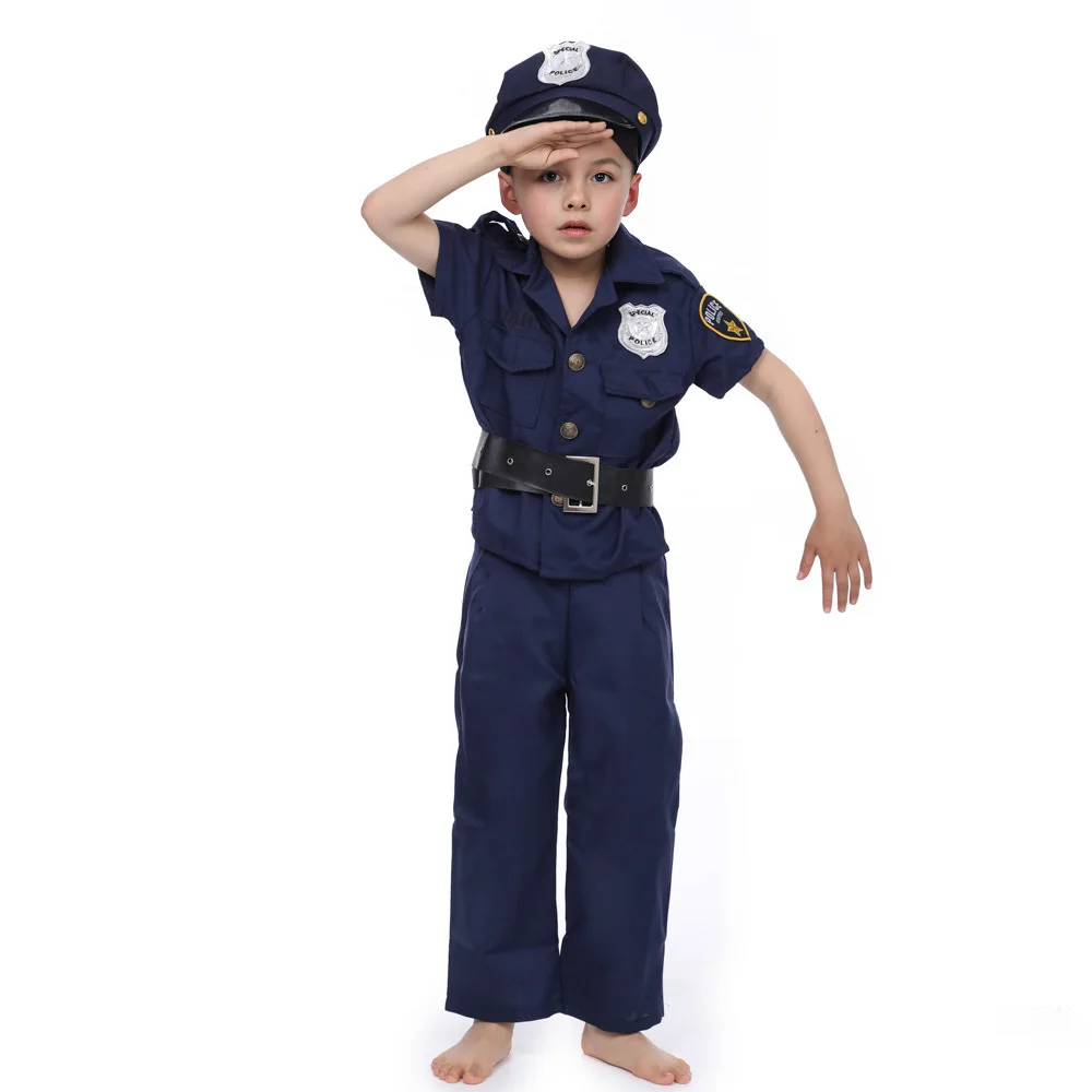6pcs pretend play toys Kids Police Play Set Children Role Play Costume Police Costume For Child