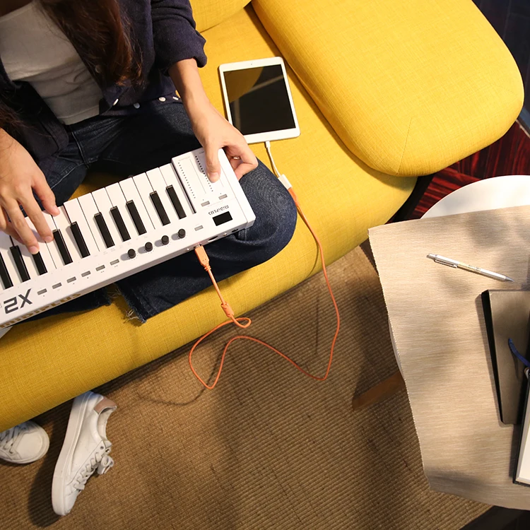 MIDIPLUS X3 мини-новый музыкальный инструмент светодиодный экран 37 клавиш USB MIDI клавиатура электронное пианино электронная контроллер