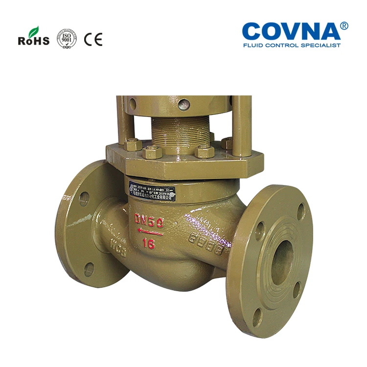 Pressure Regulator Type WCB Flanged Self Regulating Pressure Control Valve Self-Operated Pressure Control Valve