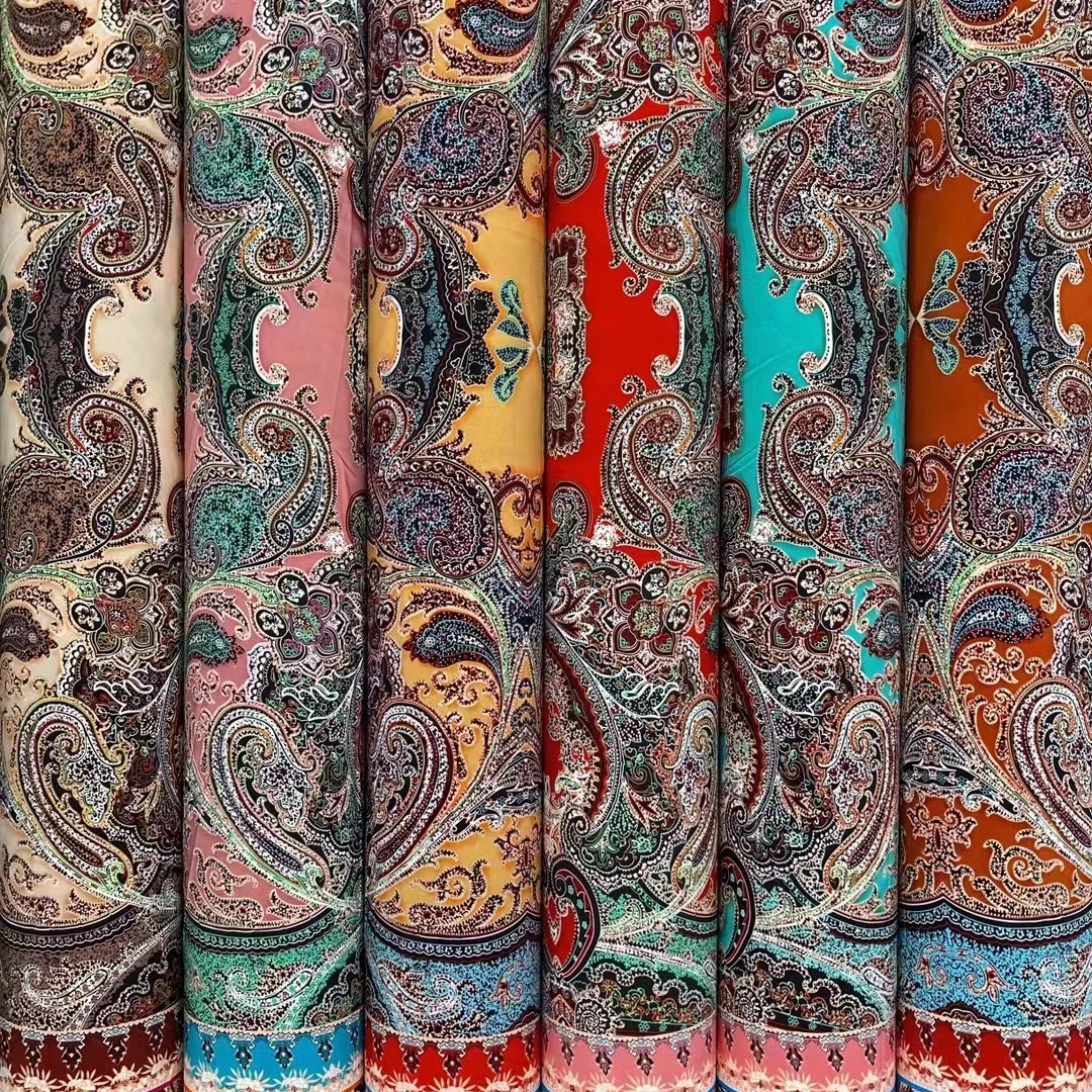 4 Way Stretch Nylon Spandex Fabric For Swimwear Sports Plain Color Printing Fabric