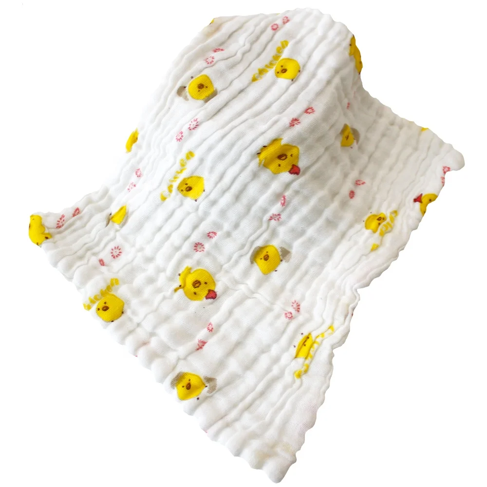 100% Cotton Baby Handkerchief Gauze Muslin Square