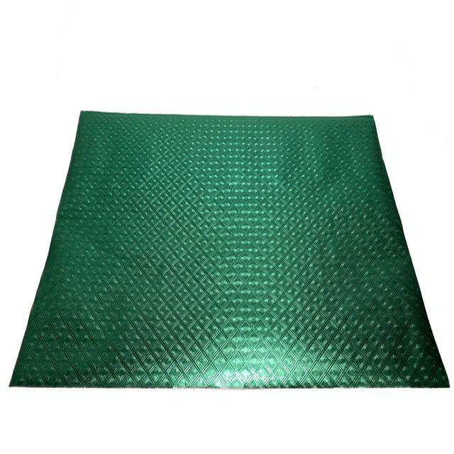 colored red gold embossed golden aluminum foil laminate metallic  aluminium paper for Christmas  gift decorative