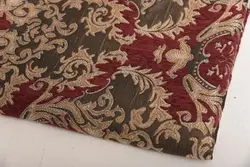 High-grade thickened European sand release chenille jacquard fabric curtain fabric cushion tablecloth