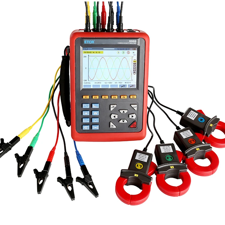 Power quality analyzers offer a variety of current sensors to suit a variety of locations