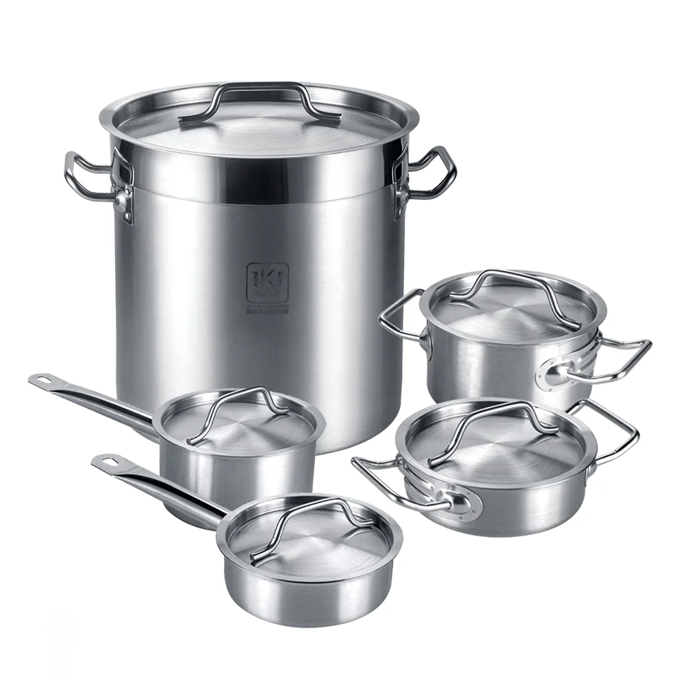 Best Quality Durable Bouillon 100L Stainless Steel Insulated Stock Pot Large Soup And Stock Pot