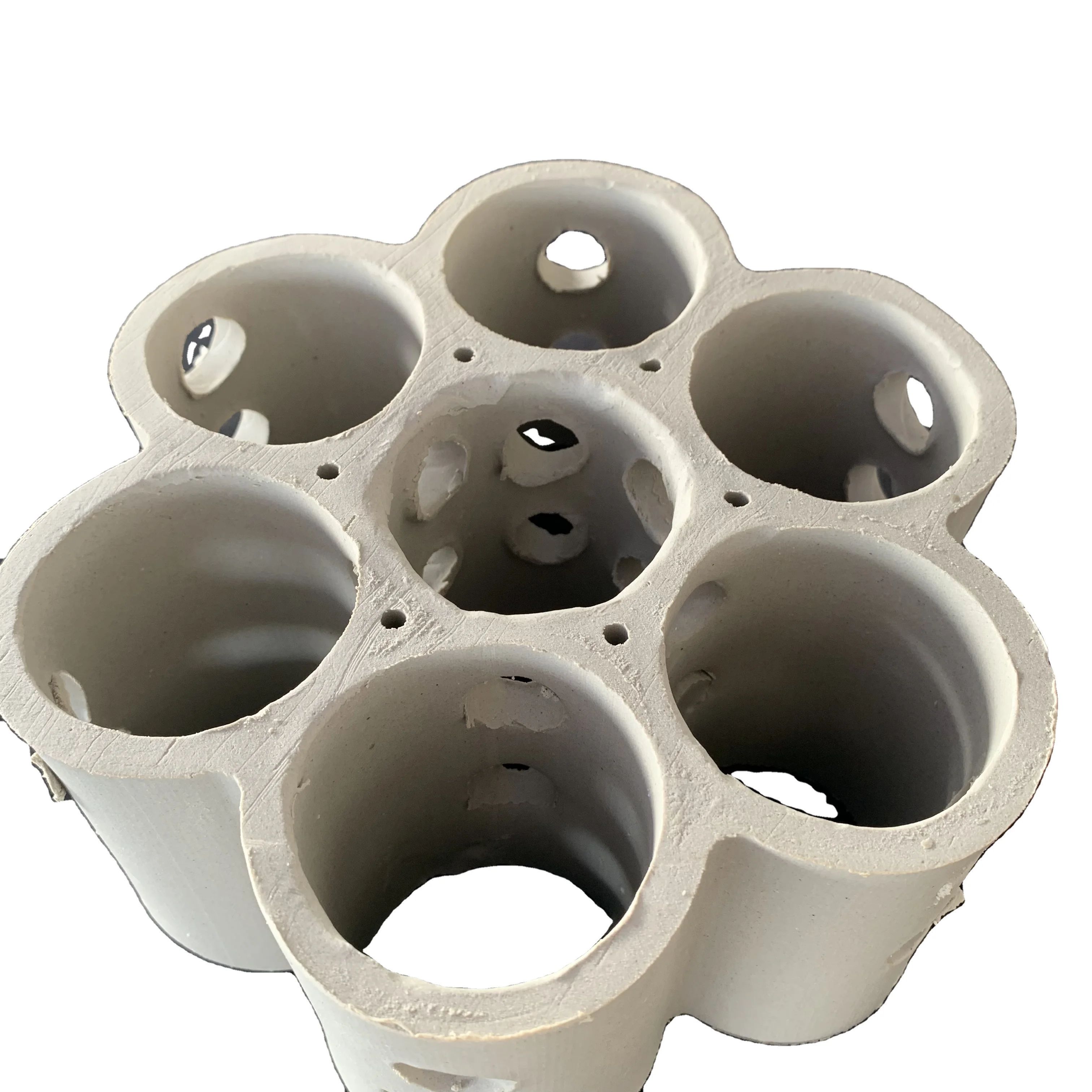 Manufacturing and sales of environmentally friendly ceramic blocks with seven hole chain fillers