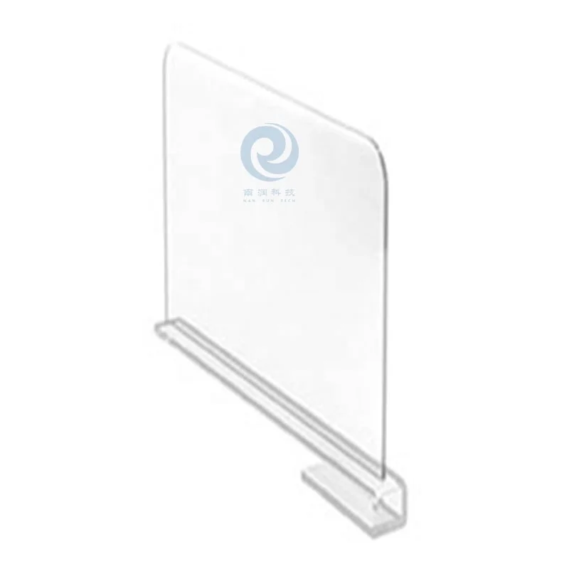 10x7 Clear acrylic Closet Shelf Dividers For Home Supermarket