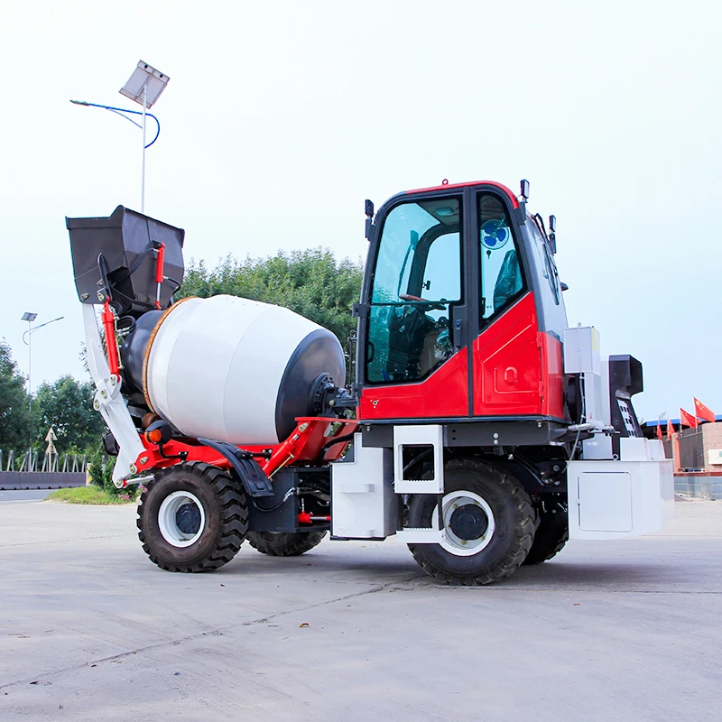 Reliable Engine New Fully Hydraulic Mobile Concrete Mixer Truck From China