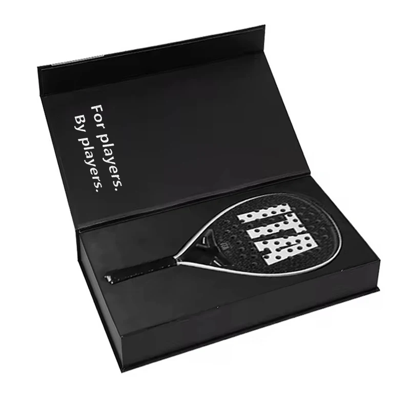 Custom Luxury Premium Rigid Cardboard Pickleball Paddle Set Packaging Beach Tennis Padel Racket Paper Gift Box With Your LOGO