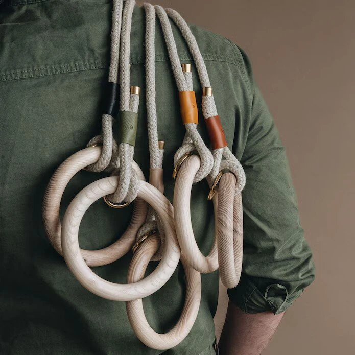 Customizable luxury Dog Lead Hemp Rope personalized logo Choices Tailor dog leash with wooden handle