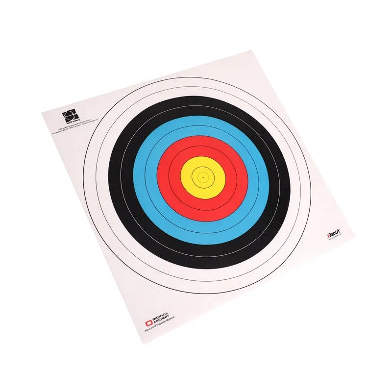 Decut 620*620 мм стрельба из лука целевой бумаги лук Охота комплект стандартное полное кольцо Одиночная точка цель лицо