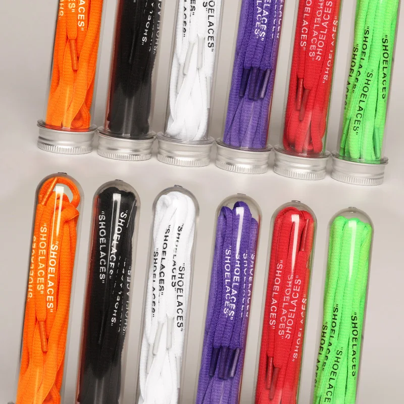 2019 Bulk Custom Logo Types  Plastic Tips Oval Printed Shoelaces for Sneakers