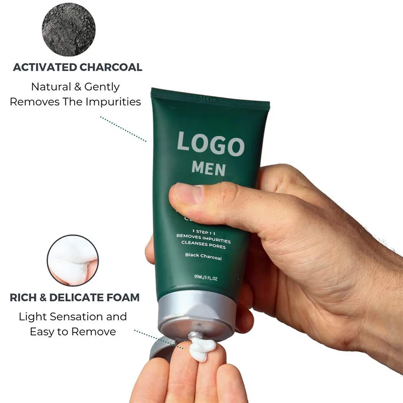 Guangdong Facial Cleanser Silicone-free Pore Cleaner & Refreshing and Vitamin C & Activated Charcoal Whitening Facial Cleanser