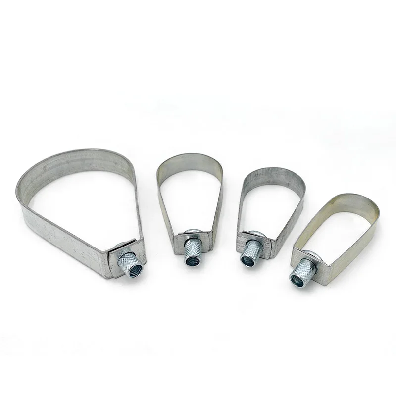 Rotatable Galvanized Steel Pear Shaped Loop Ring Hangers Sprinkler Clamp
