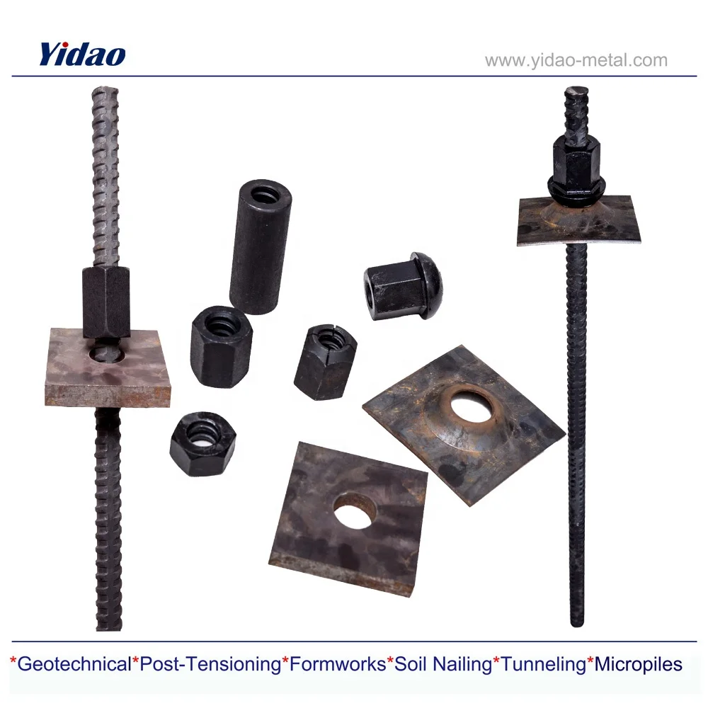 Accessories Plate and Nut of Rock Bolt for Solid